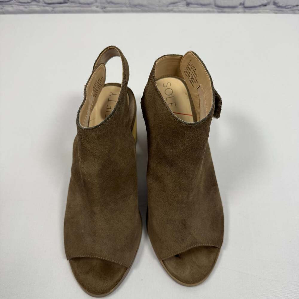 Sole Society Ferris Peep Toe Cutout Bootie Size 7 - Picture 2 of 5